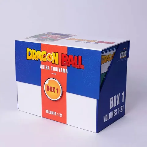 Capa Box Dragon Ball Vols. 1 ao 21 de Akira Toriyama